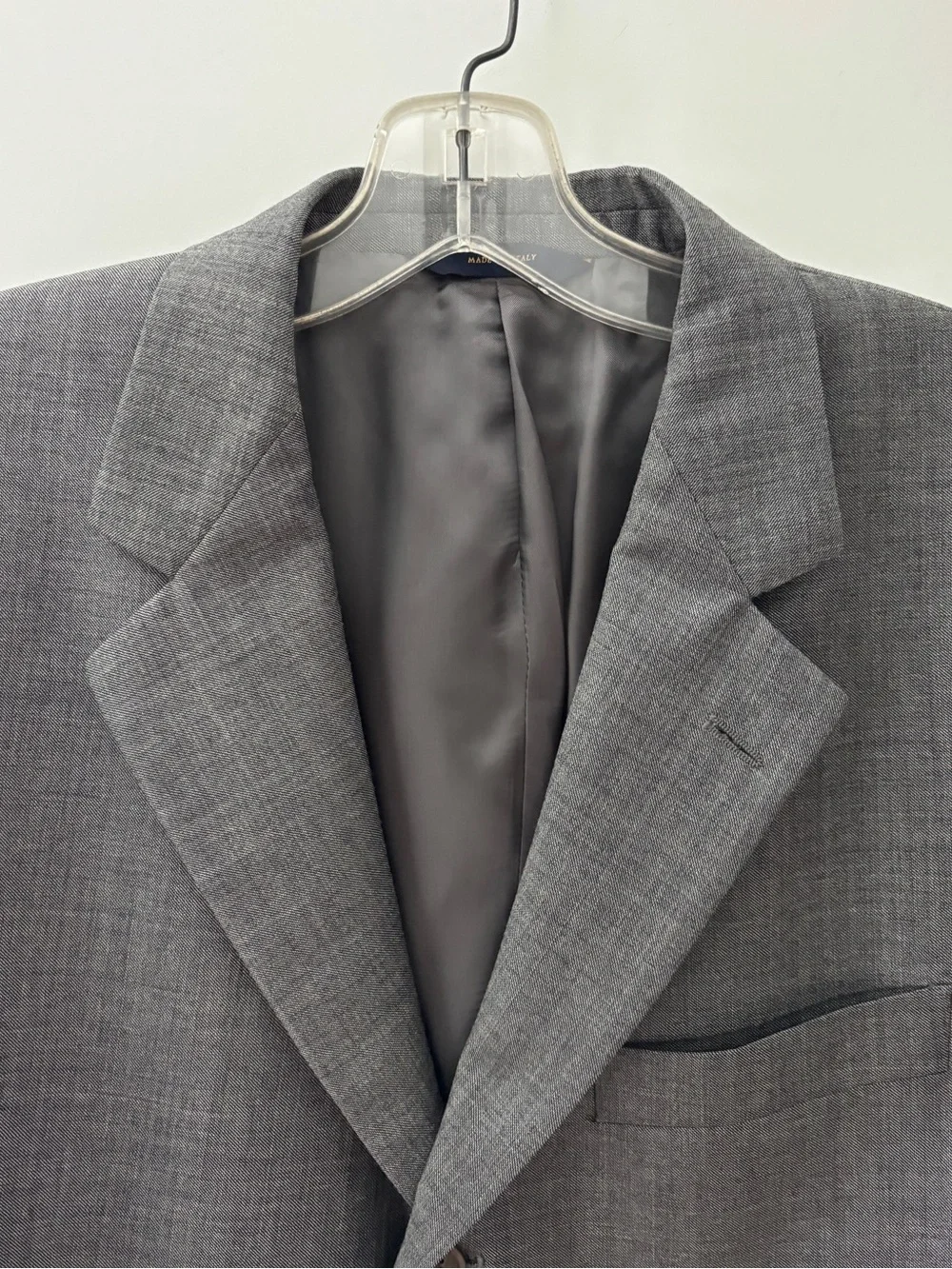 Brooks Brothers Gray Italian Wool Blazer Sport Coat Jacket 41R Classic Office